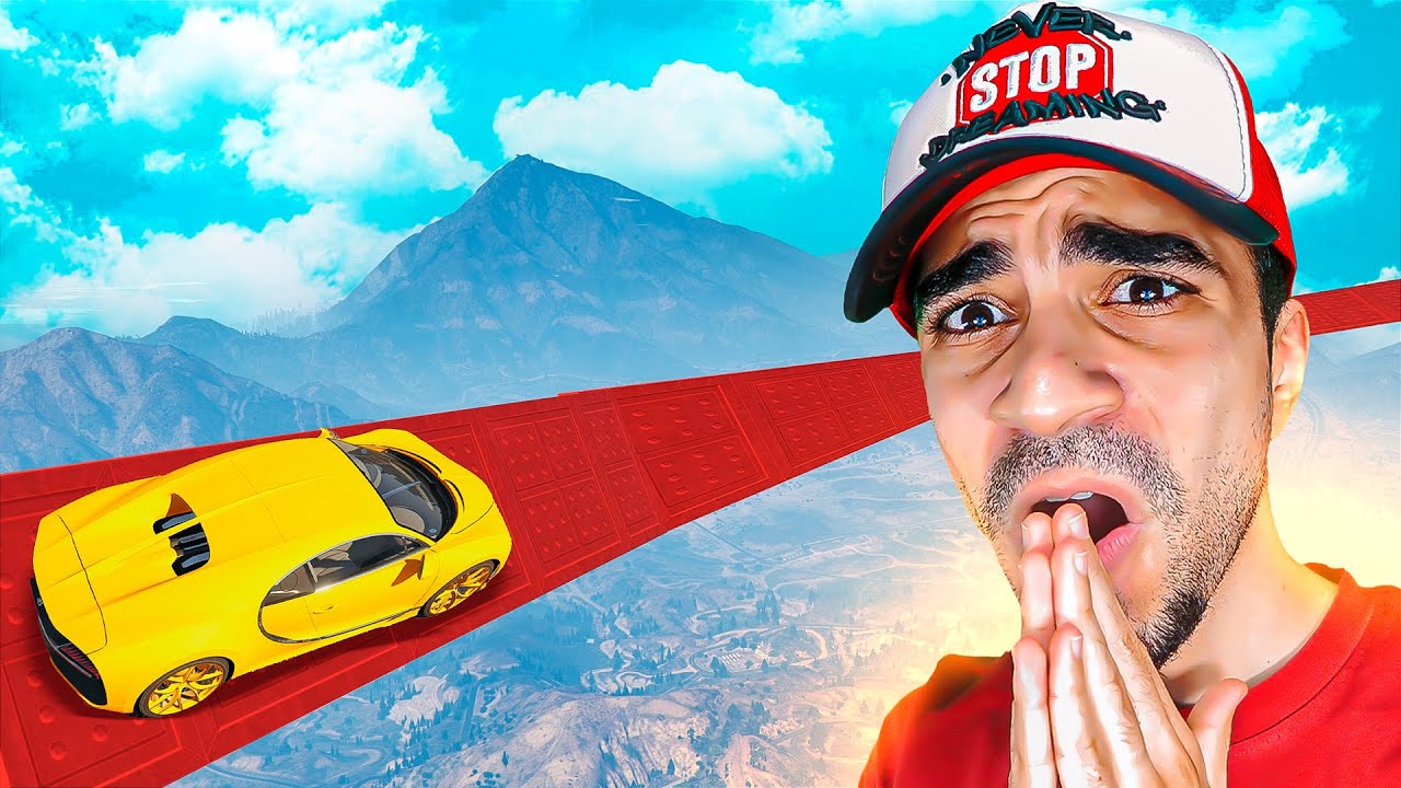 قراند : تحدي المشي على الجدار - تحدي مستحيل 😳🔥 | GTA V !!