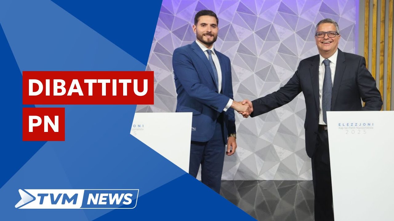 Adrian Delia u Alex Borg bl-ewwel dibattitu