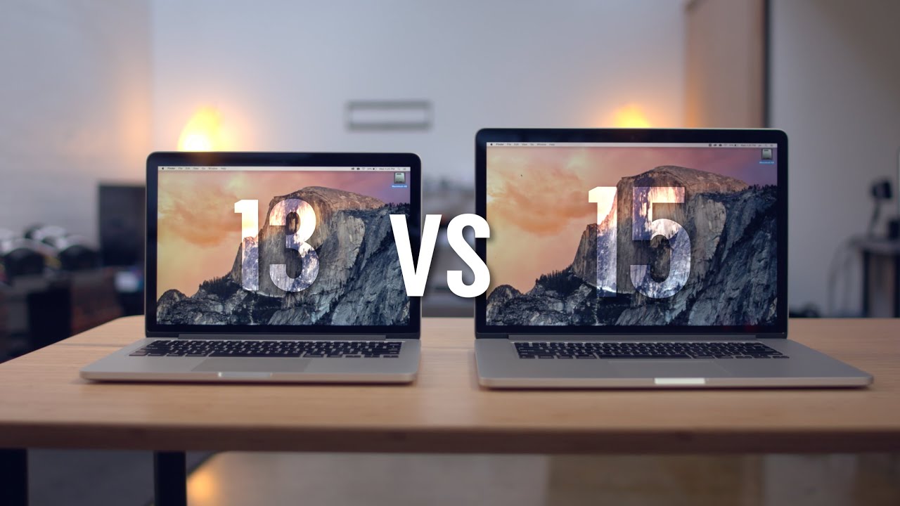 13-дюймовый или 15-дюймовый Retina MacBook Pro? (2015)