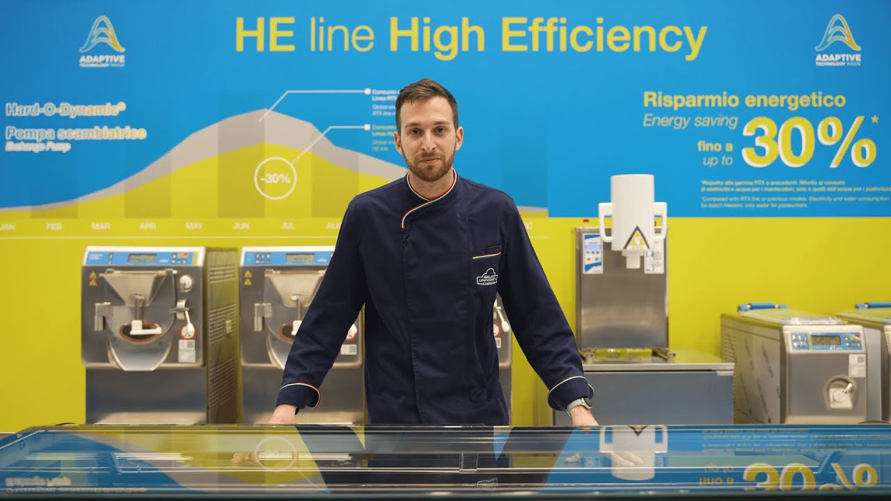 Gamma HighEfficiency Carpigiani: tecnologia per gelato artigianale con focus su risparmio energetico
