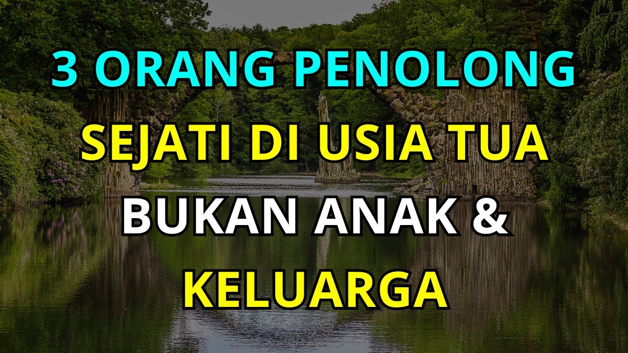 Di Usia Tua, Bukan Anak yang Menolong Kita—Melainkan 3 Penolong Sejati yang Selalu Ada