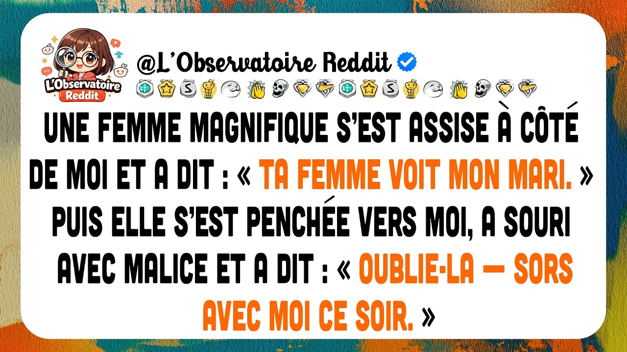 Je Découvre Que Ma Femme Me Trompe Avec Son Mari ; Puis Elle M’invite À Sortir Et Change Ma Vie.