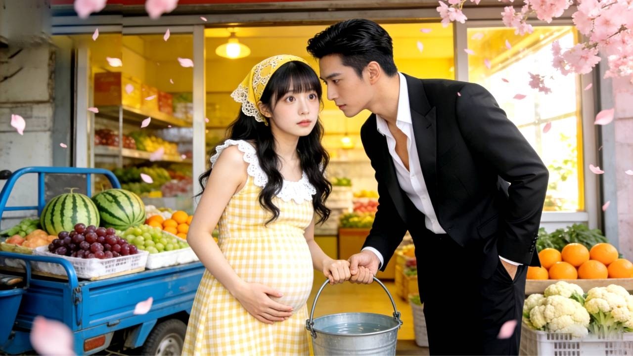 🤰Una chica embarazada llevaba equipaje, un CEO frío la ayudó y surgió el amor…💘