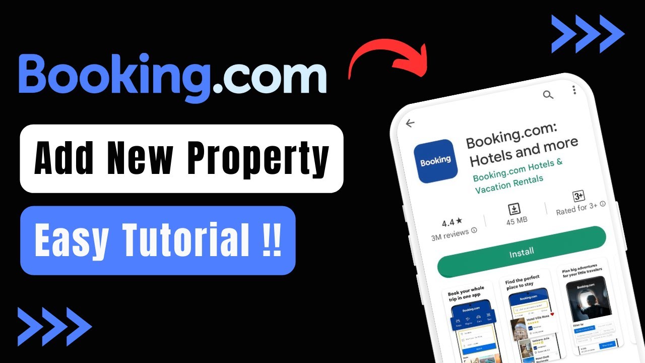 How to Add New Property in Booking.com !