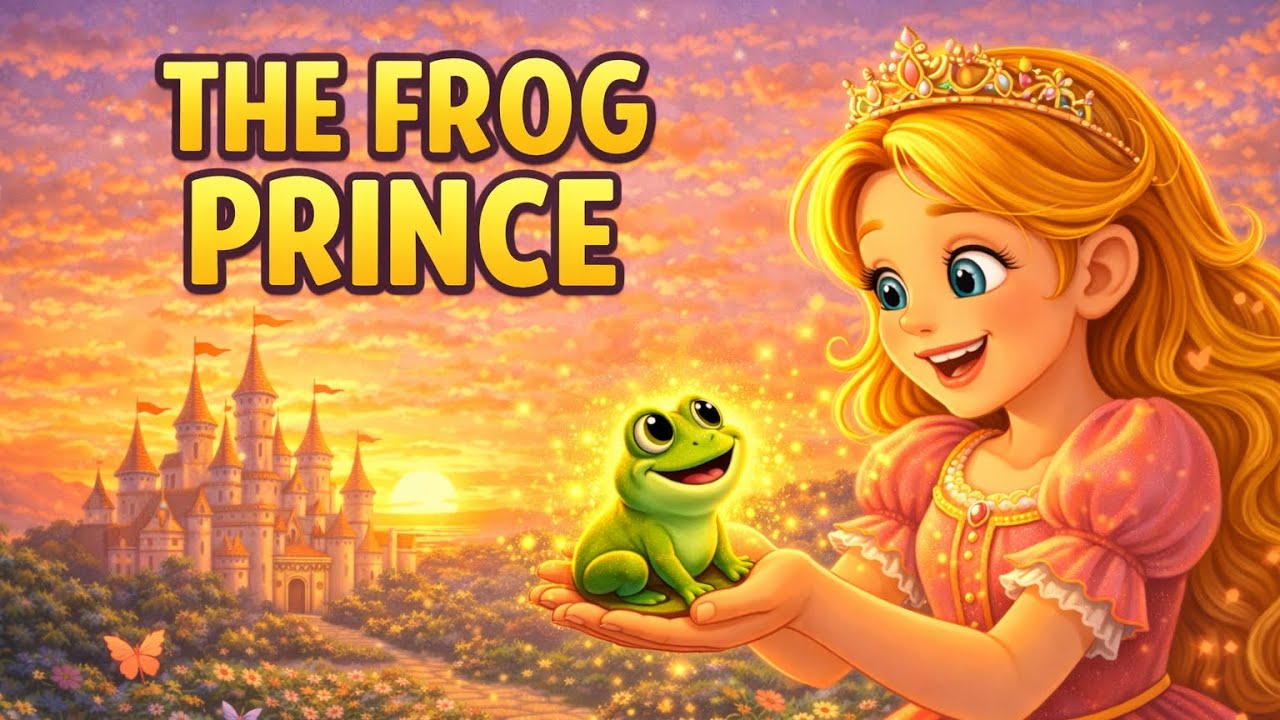The Frog Prince 🐸 | Moral Bedtime Story for Children @Kidscorner2-7 