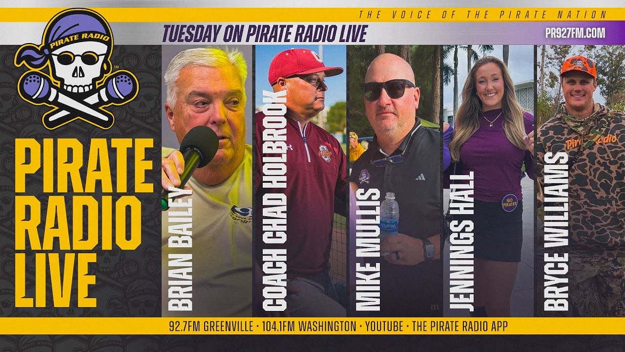 Pirate Radio LIVE - 2/24/26 - Mully, Chad Holbrook, BB, Jennings Hall, Brandon Manning, BW, RV