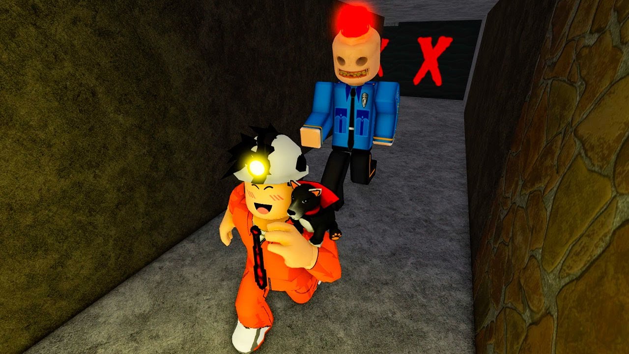 POLICIAL CABE&Ccedil;A DE SIRENE | Roblox - Escape Siren Cop's Prison