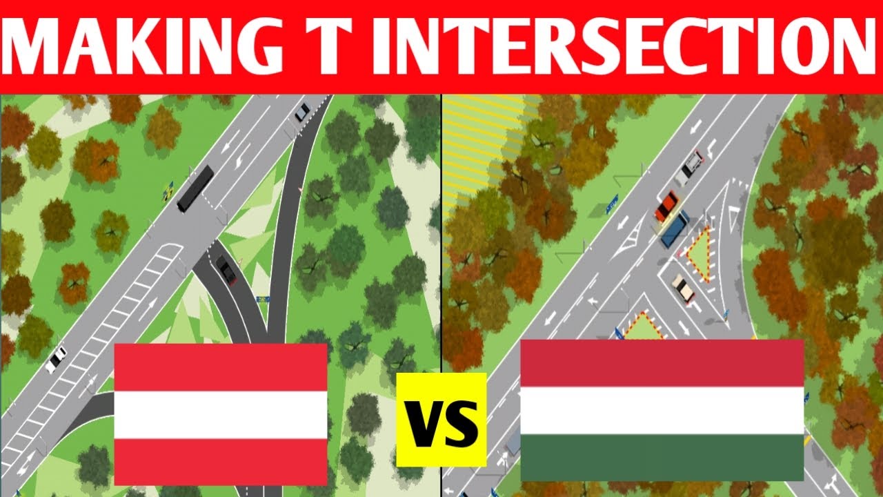AUSTRIA VS HUNGARY | MAKING T INTERSECTION IN INTERSECTION CONTROLLER 2021 | BAL BAL TV