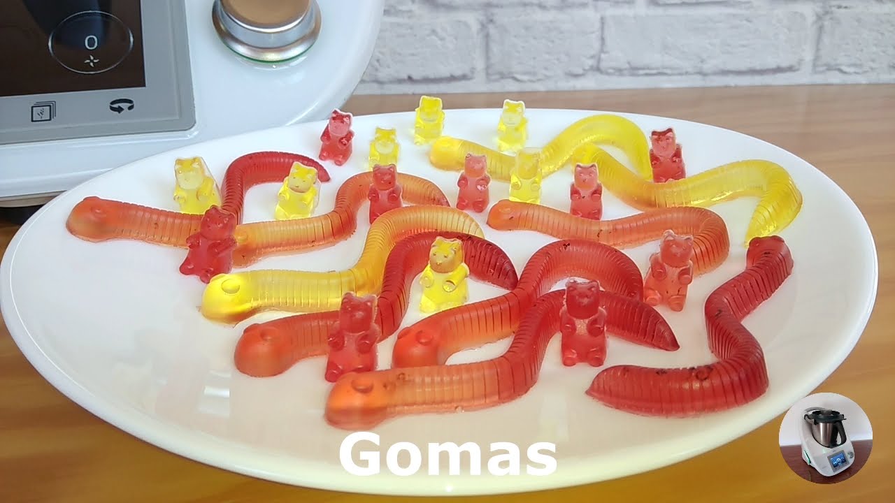GOMAS DE GELATINA - Como fazer Gomas na Bimby / Thermomix TM6 TM5 TM31
