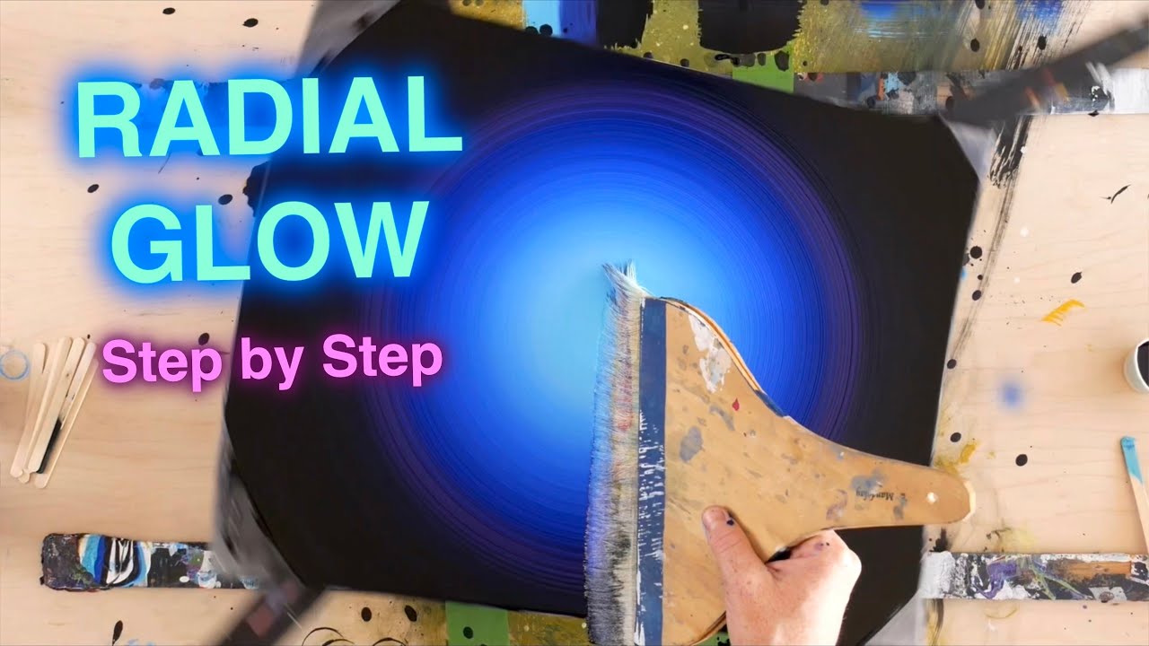 How to Paint PERFECT Radial GLOW - Velocity Painting Exercise ep. 2