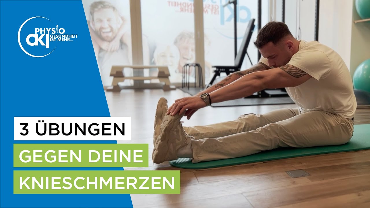 Lindere jetzt deine Knieschmerzen - 3 Übungen😍