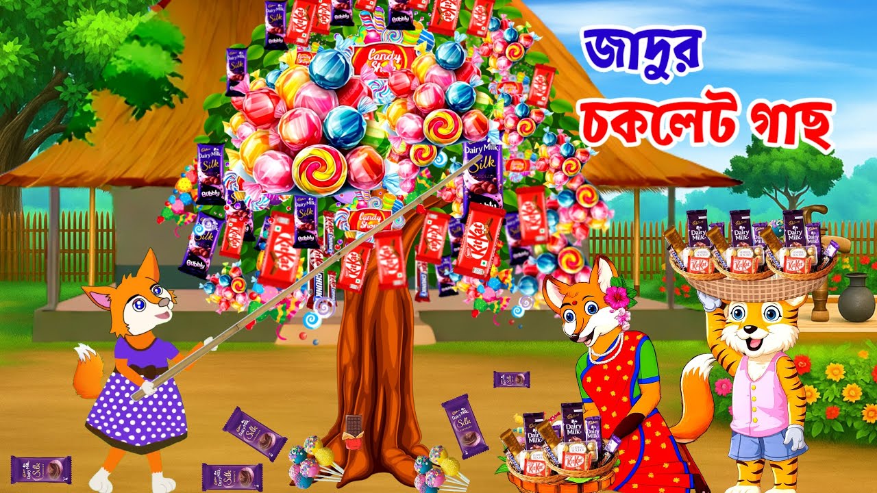 জাদুর চকলেট গাছ | Jadur chocolates gas | Rupkothar golpo | Cartoon Video | Cartoon | Bangla Cartoon