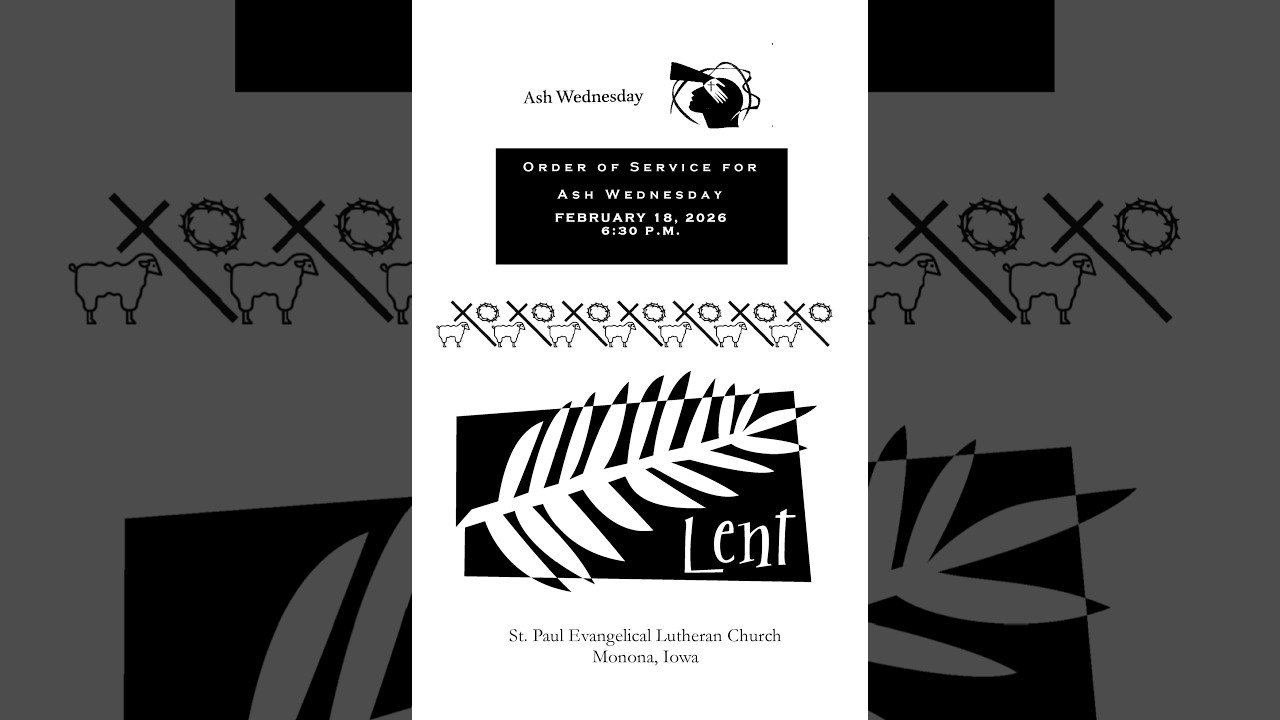 St Paul Lutheran Ash Wednesday Service
