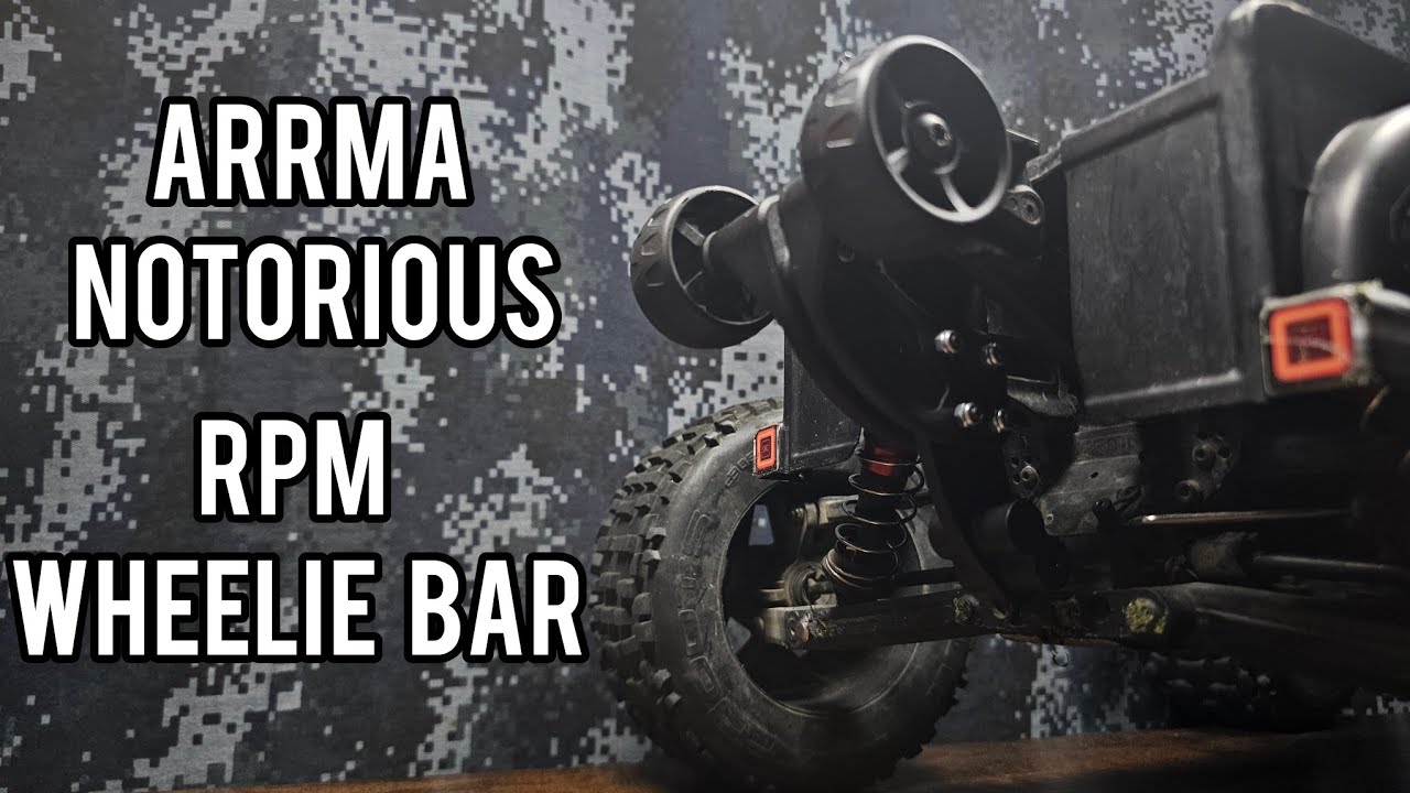 Arrma Notorious RPM Wheelie Bar Install