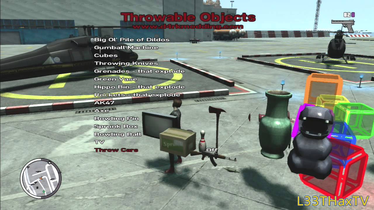 GTA IV | Dark Smoke's v4 Mod Menu | Xbox 360 / PS3