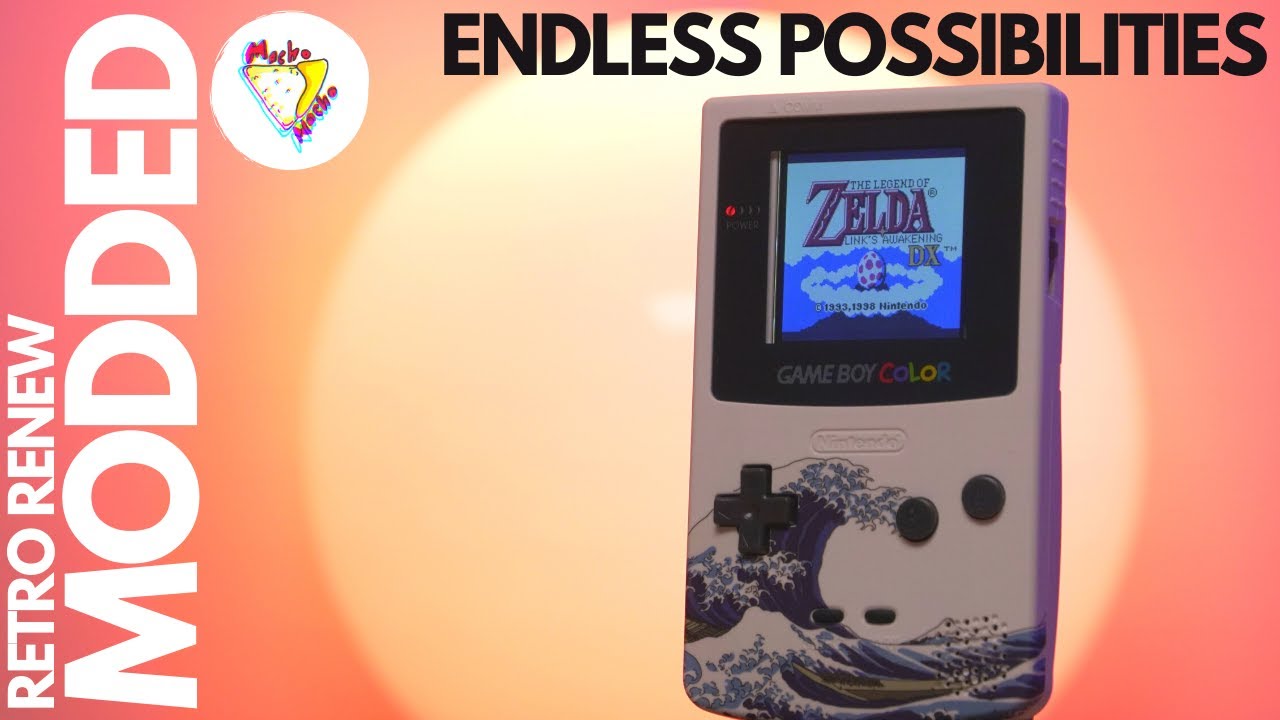 The Japanese Great Wave and Woodgrain GameBoy Color Shells??| eXtremeRate | Retro Renew