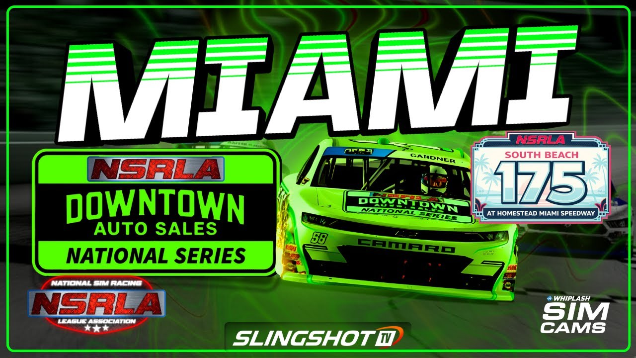 The Chase Begins! | Homestead-Miami | NASCAR iRacing LIVE | NSRLA Downtown Auto Sales Series.| #13