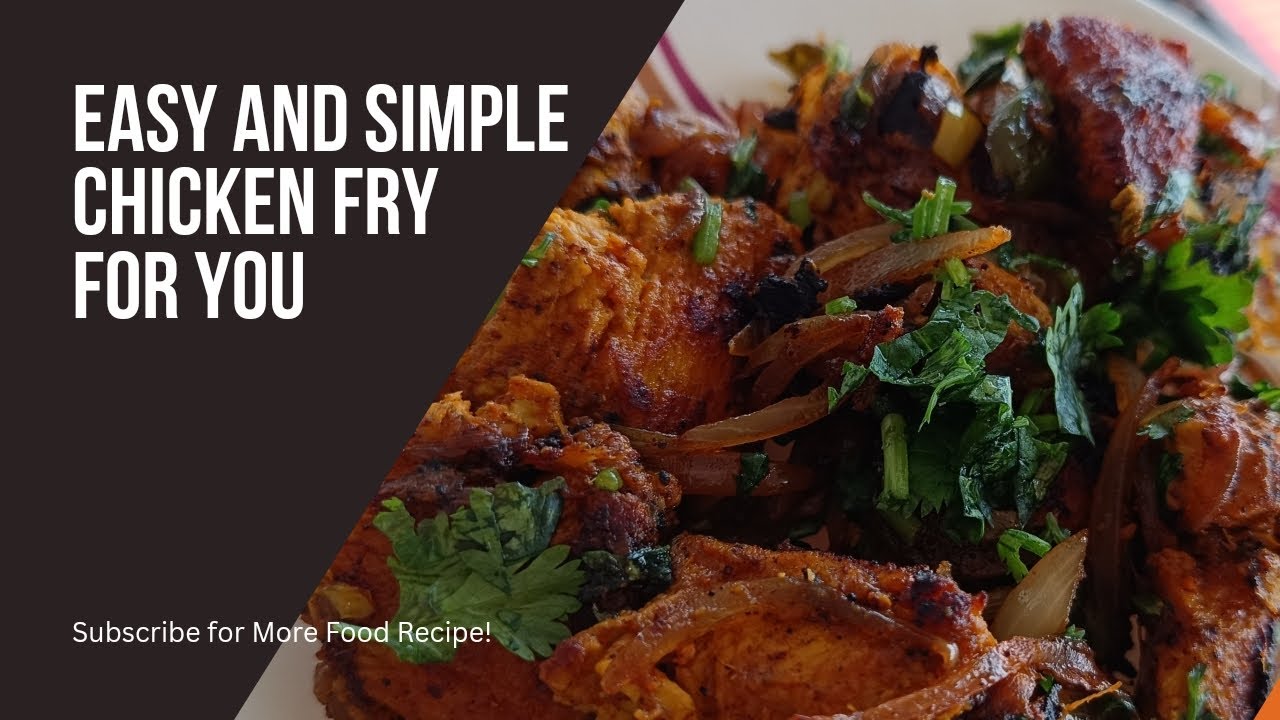 Easy simple and quick Chicken Fry | Chicken fry | Chicken Tawa Fry