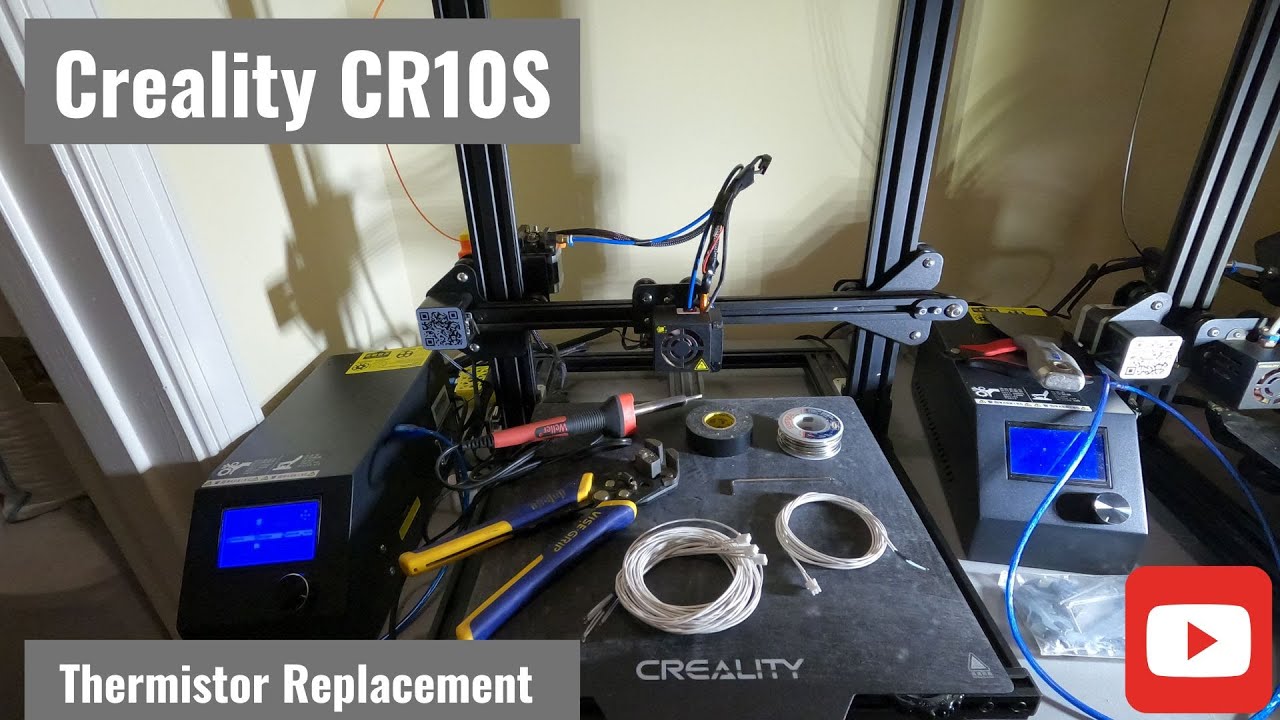 Creality 3D Printer Thermistor Replacement [4K]