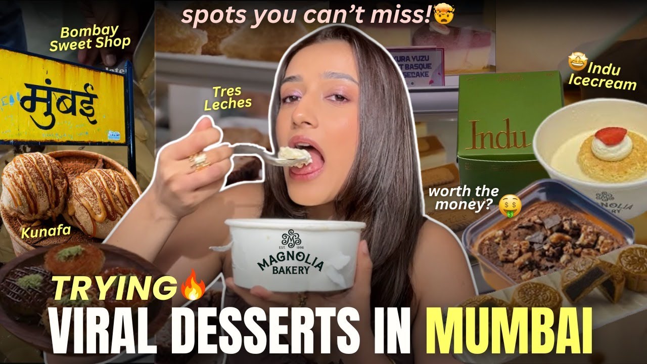 I Tried Mumbai’s Most Viral Desserts 😍 | Honest Review | Aashi Adani