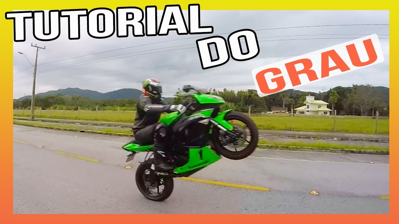 TUTORIAL DE COMO EMPINAR UMA MOTO ESPORTIVA