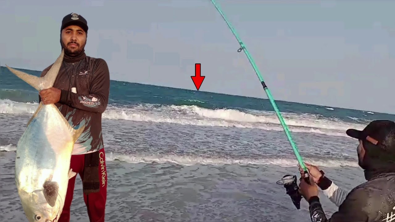 PAMPO SARNAMBIGUARA DE 10 KL NA PESCARIA DE PRAIA! PREPARE O CORAÇÃO! Praia da cofeco !
