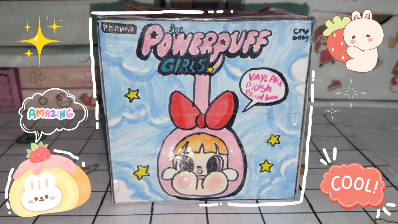 How to Make Powerpuff Girl Blind Box at Home | Cute DIY Surprise Box Tutorial 💖