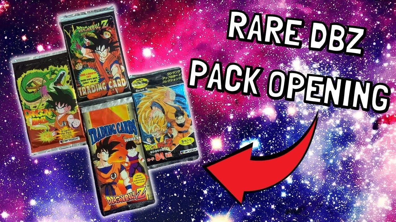Dragon Ball Z BOOSTER pack OPENING - RARE trading cards!