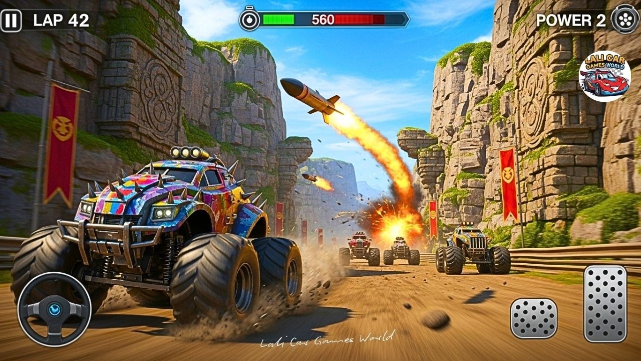 RACE Rocket Arena Car Monster Truck Stunt Car Simulator – Android Gameplay 2026