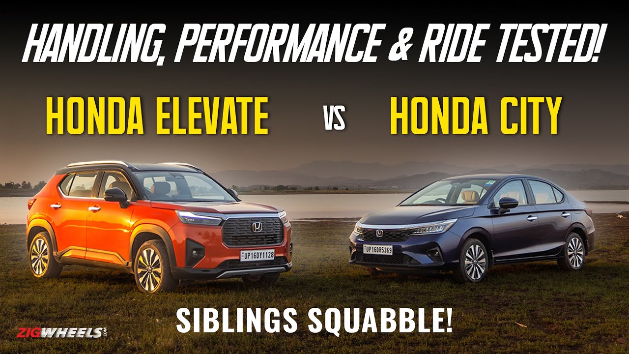Honda City против Honda Elevate | Сравнение управляемости, производительности и плавности хода | ...