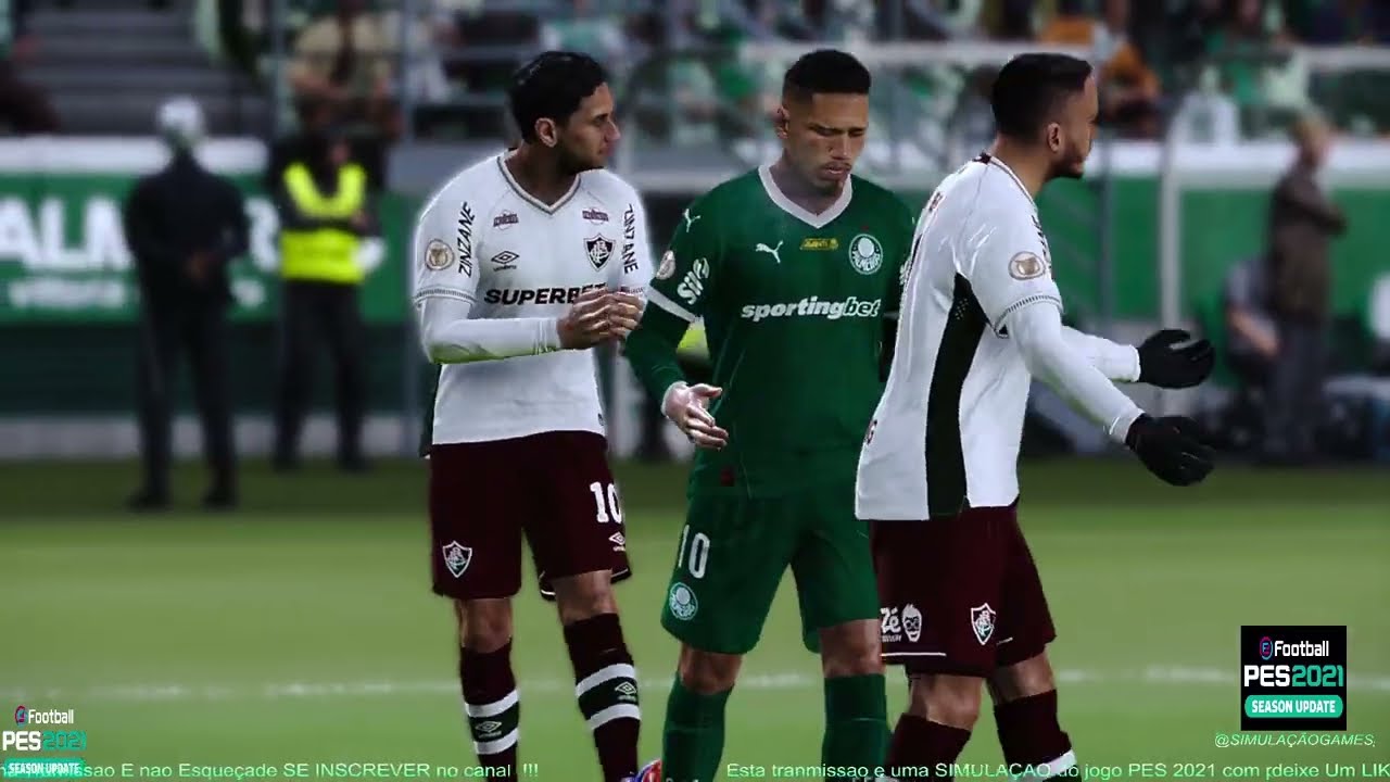 🔴PALMEIRAS X FLUMINENSE AO VIVO MAIS UMA GAMEPLAY ULTRA REALISTA 