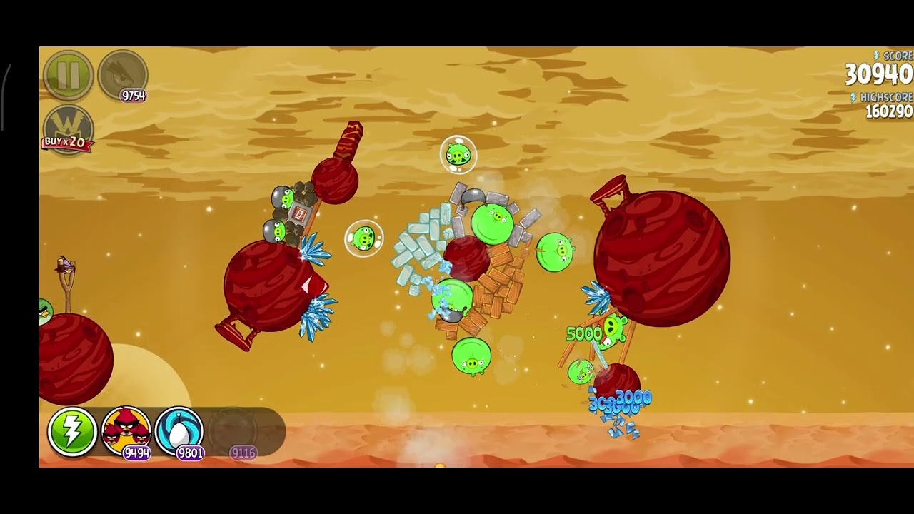 Играю в angry birds space :3
