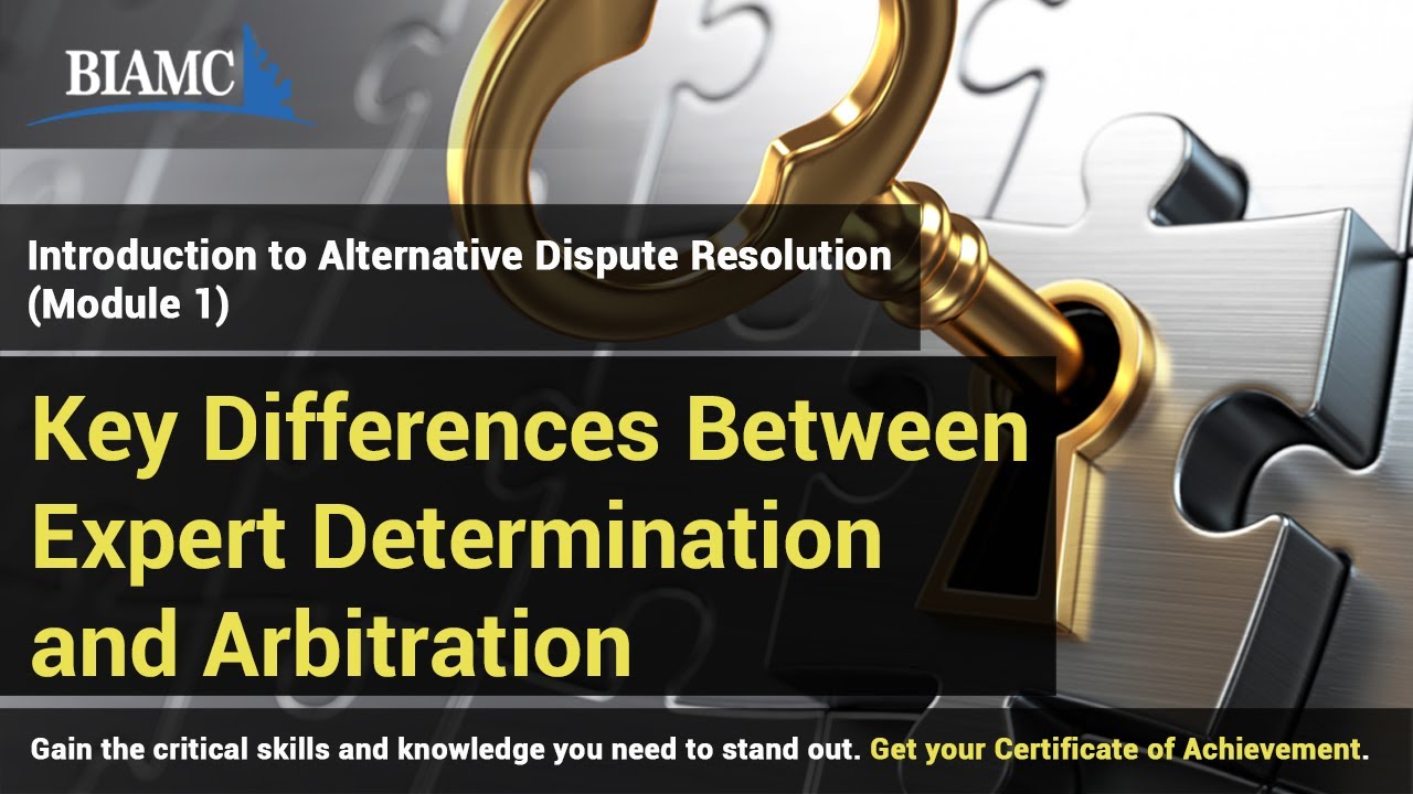 Key Differences Between Expert Determination and Arbitration