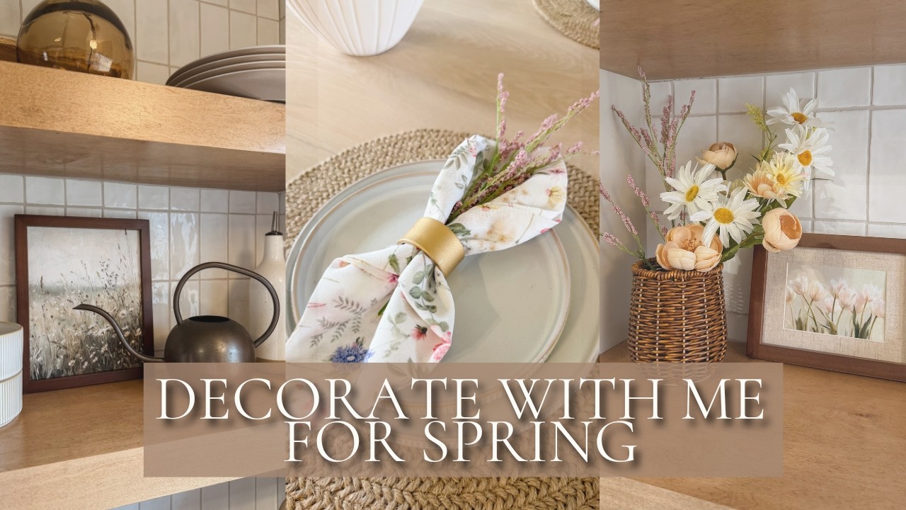 DECORATE WITH ME | SPRING DECOR 2026 | HOMESENSE, MICHAELS, STYLING