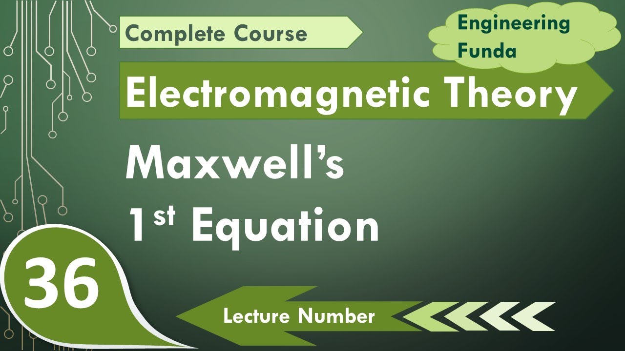 Maxwell's First Equation: Integral and Differential Forms Explained | Electrostatics