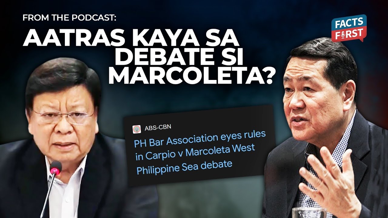 Umubra kaya si Marcoleta kay Justice Tony Carpio sa debate?