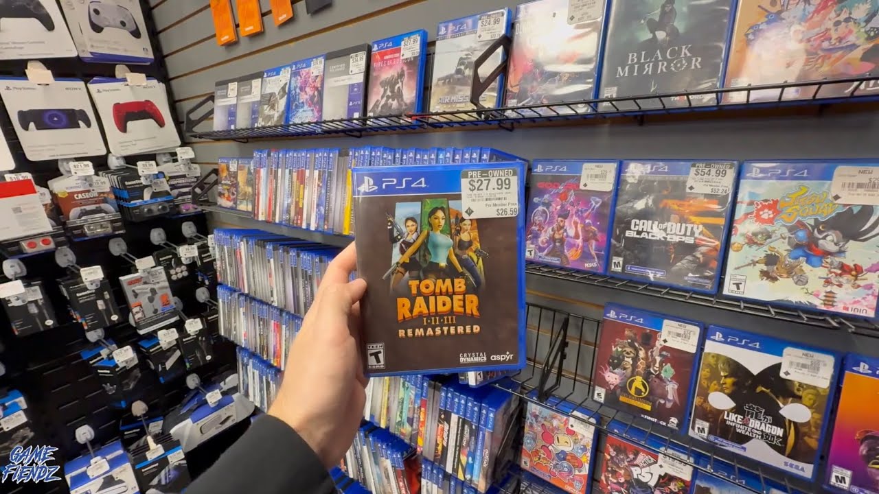 Этому магазину Game Stop нужно больше игр.