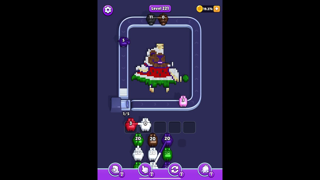 Pixel Flow Level 221