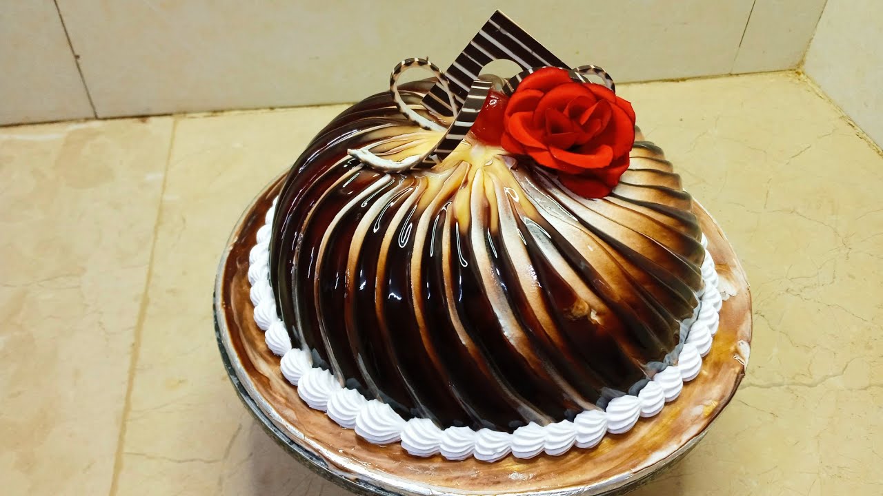 How to make Dome shape cake with out mold decoration ideas #Dhomshapecake