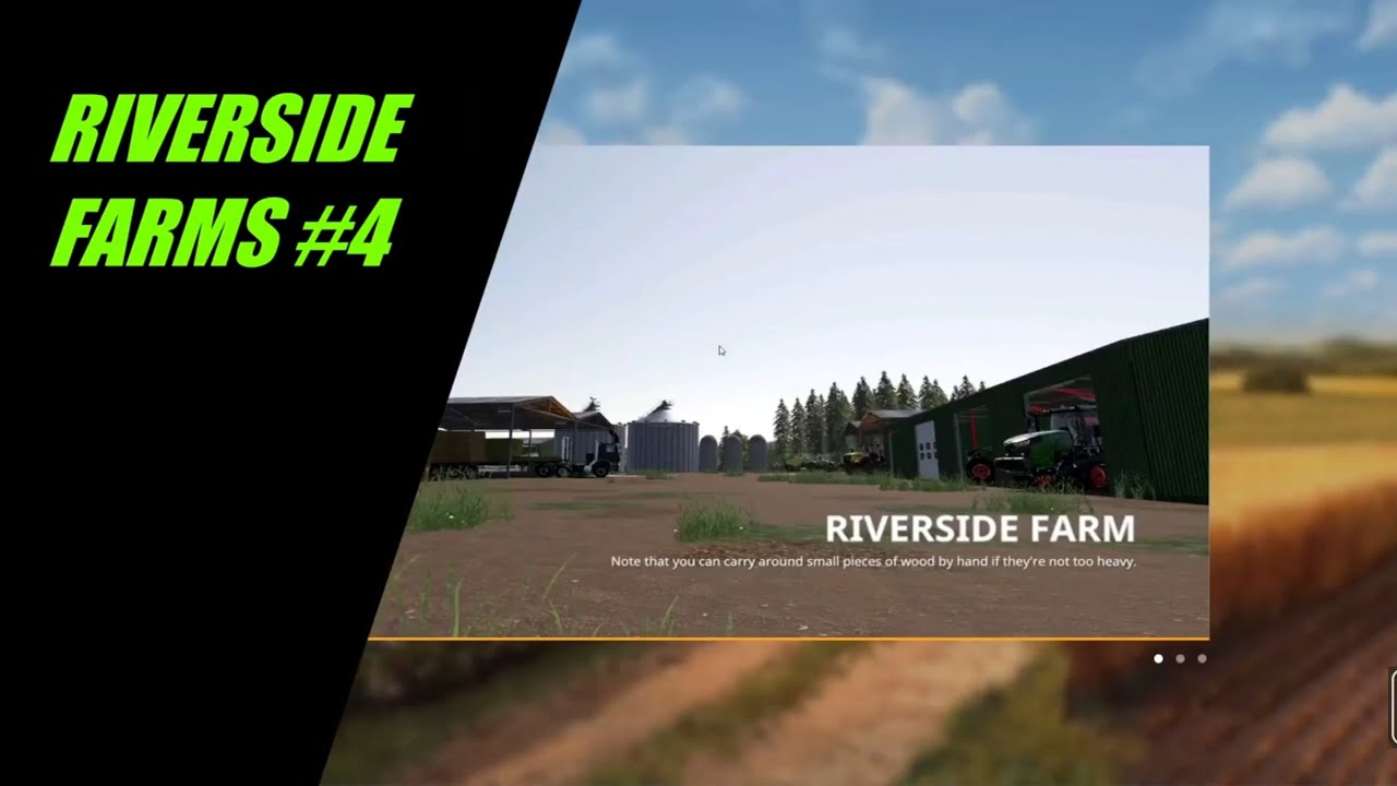 RIVERSIDE Farms #4 get all your money from grass on this map Farming Simulator 19 PC land is key to