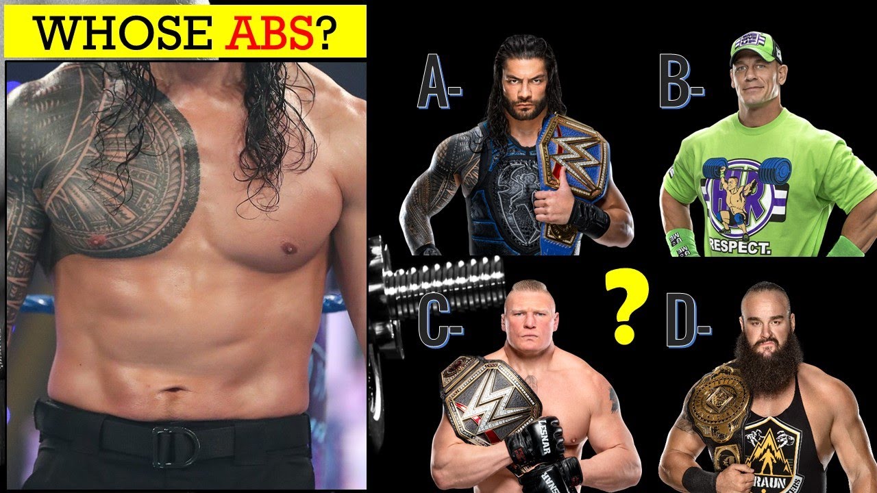 WWE QUIZ - Can You Identify All WWE Superstars by Their Abs/Belly 2021?