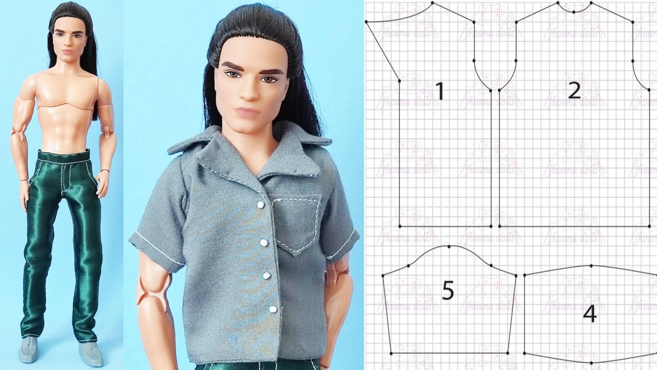 133 camisa y pantalón para ken (patrones en la descripción)