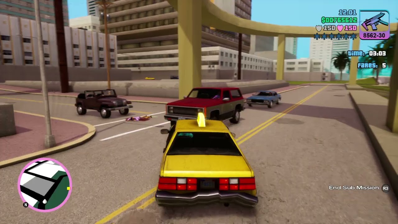 Grand Theft Auto: Vice City – The Definitive Edition Taxi Missions #204