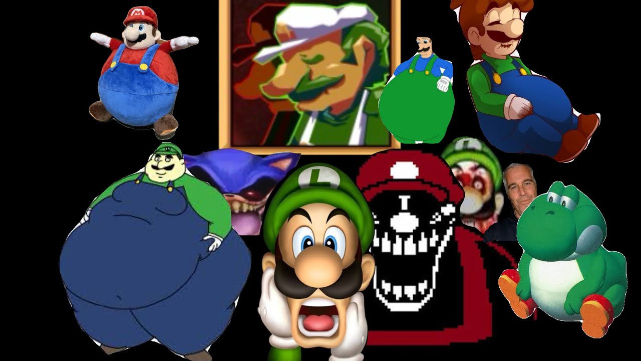 Luigi in, Mario 85 Roblox edition/thumbnail is NOT CLICK BAIT trust
