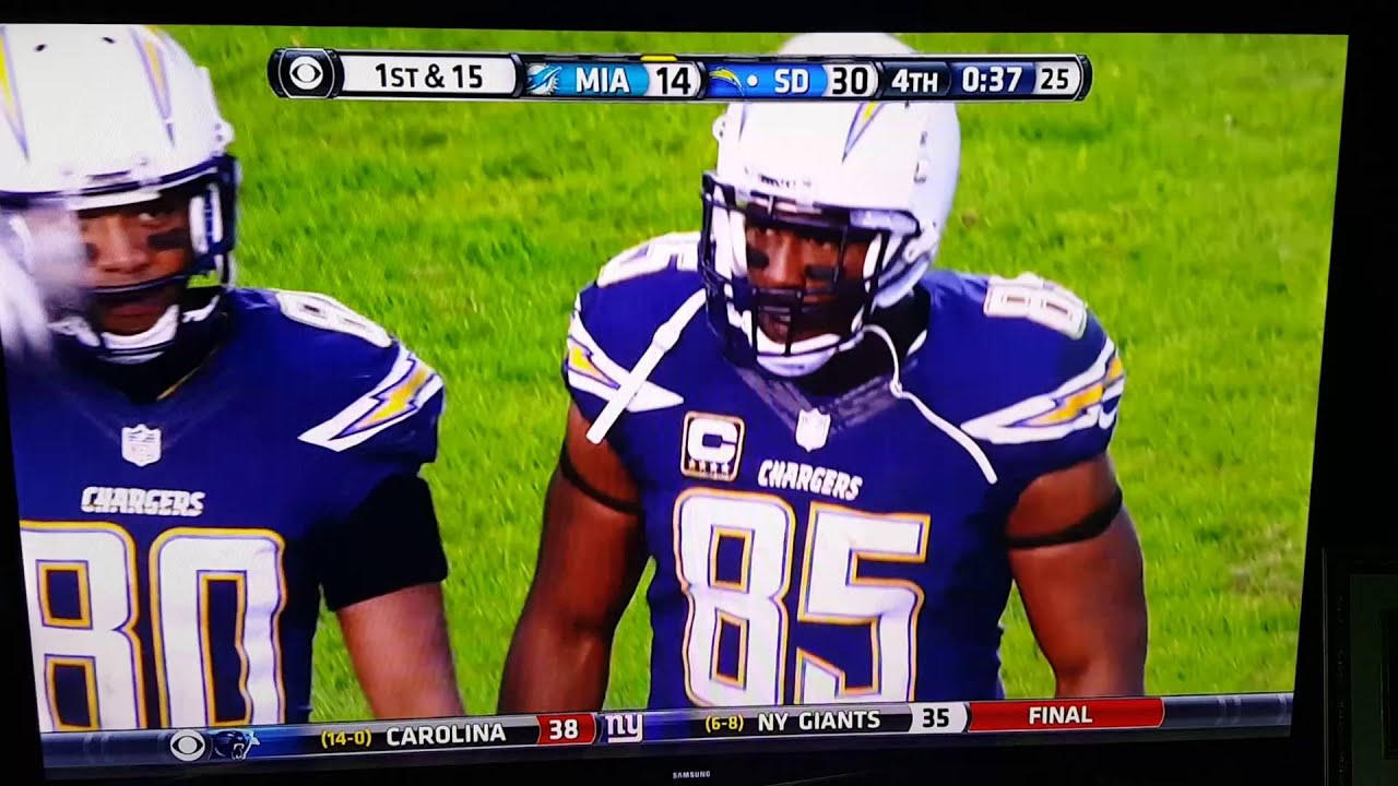Chargers last game in San Diego