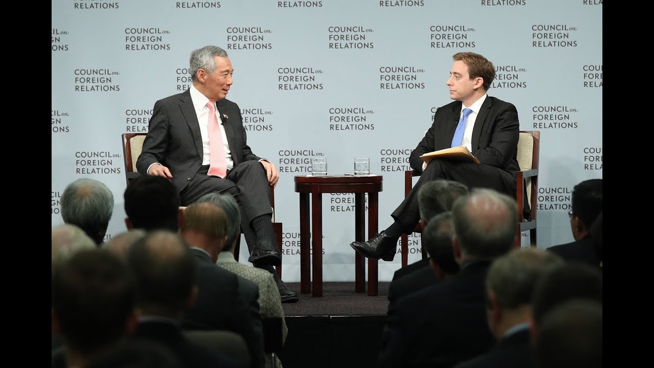 PM Lee Hsien Loong at a Dialogue at the Council on Foreign Relations