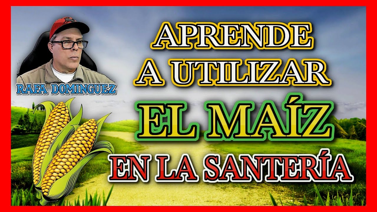 la santería y el uso del maíz alimento sagrado de los orishas.