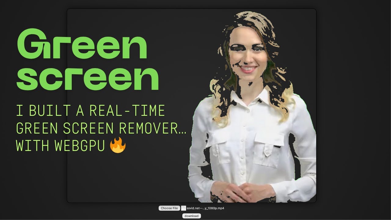 I Can&rsquo;t Believe This Runs in a Browser&hellip; (WebGPU Green Screen!)