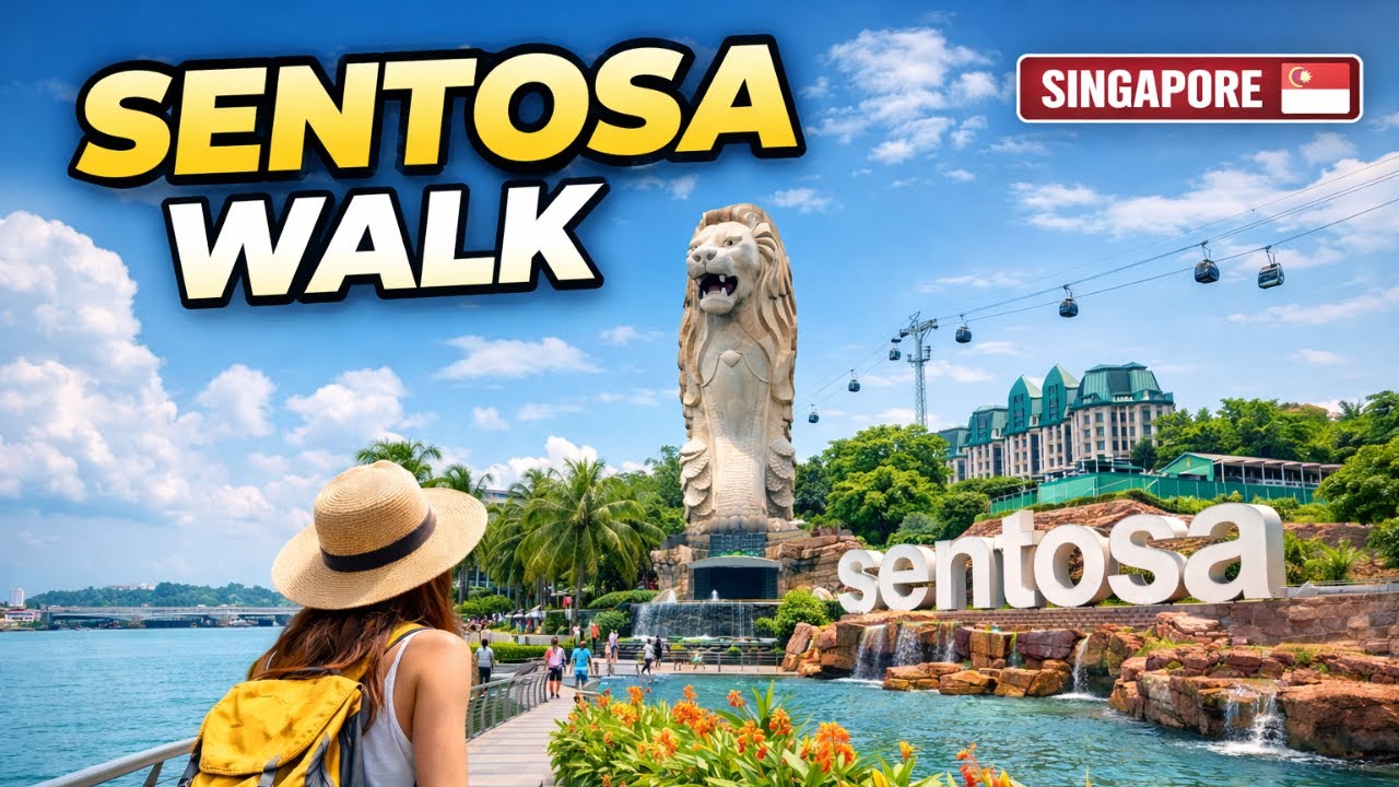 Exploring Sentosa Island Singapore 🇸🇬 | DJI Osmo Action 6