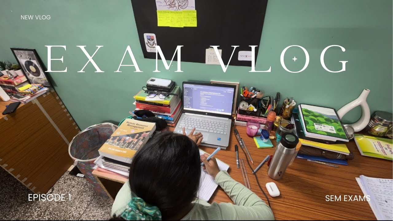 End Sem Vlog: Ep 1 | DU exams| Birthday | *lots of studying* 